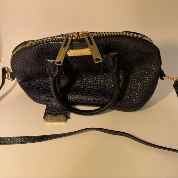 Burberry Orchard Navy blue Grained Leather bag with strap - Picture 6 of 7